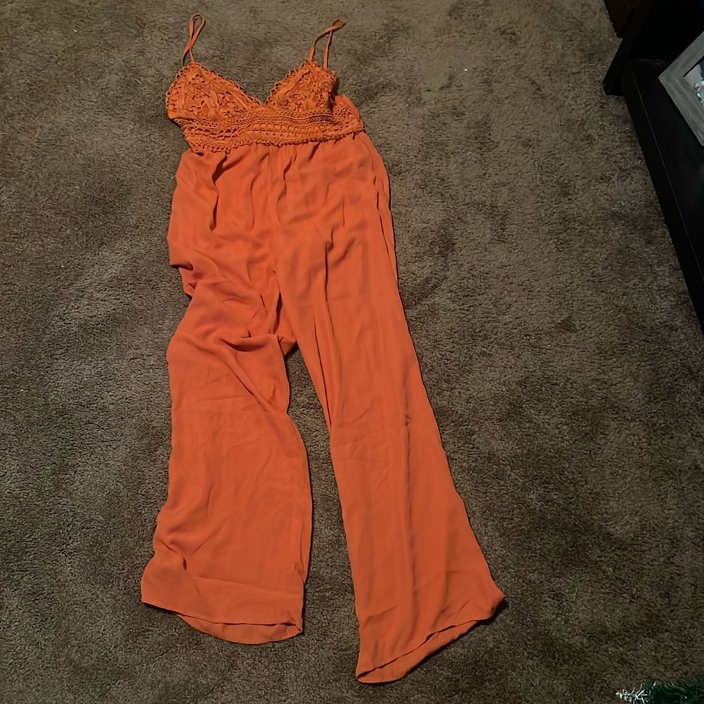 Open back jumpsuit